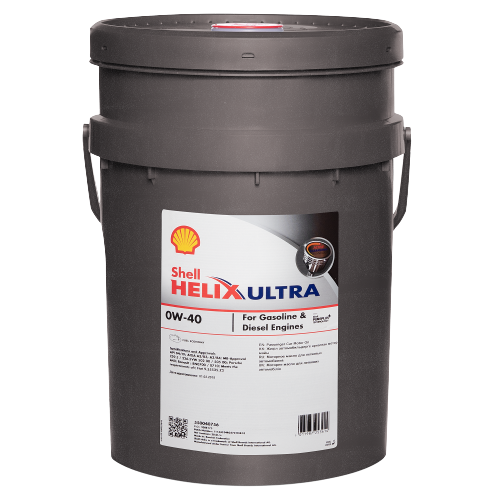 Моторное масло SHELL 0W40 HELIX ULTRA, 20л